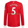 Original Fußballtrikot Manchester United Harry Maguire 5 Heimtrikot 2021-22 Langarm Für Herren